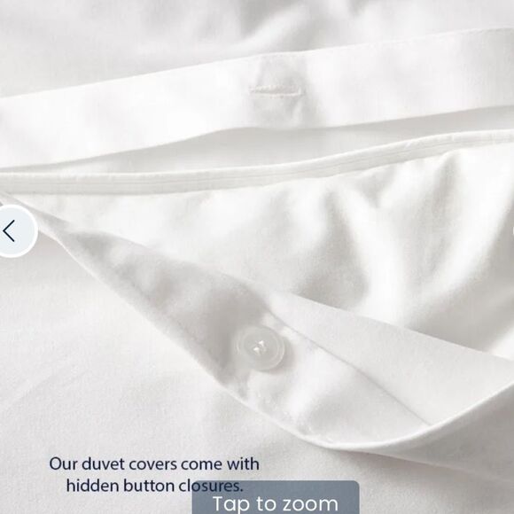 The Company Store
Company Cotton Rayon Bamboo
King Sateen Duvet Cover Ivory - Picture 10 of 12